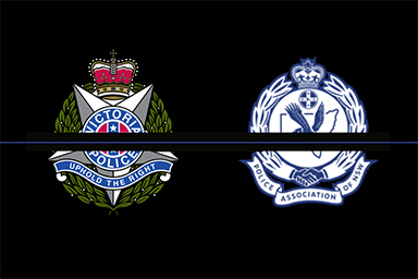 Police community in mourning following the death of two police officers